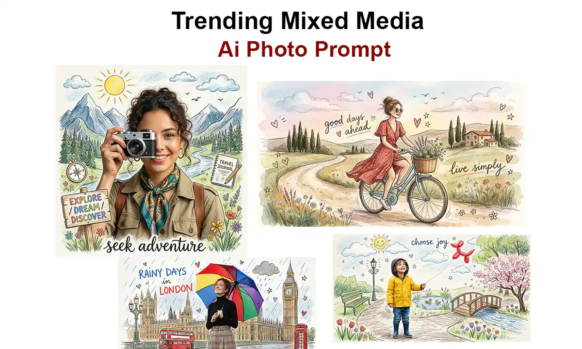 Gemini Ai Photo Prompt Trending Mixed Media 2026