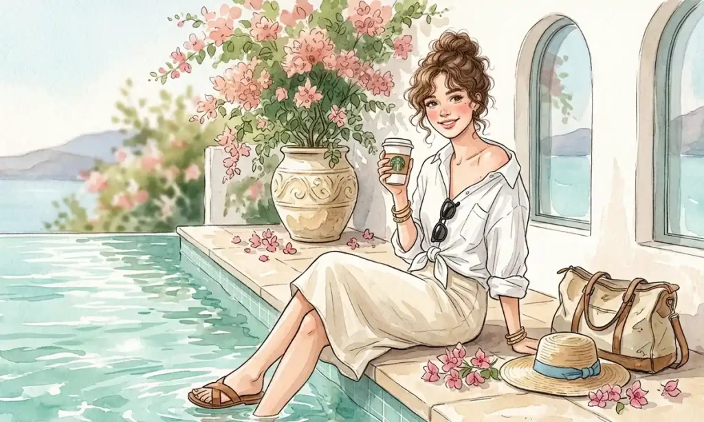 Summer Girls ai photo Water Prompt