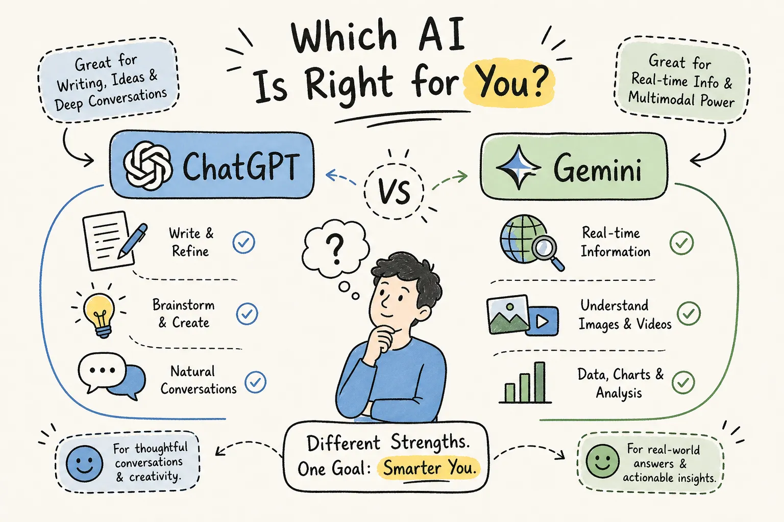 ChatGPT vs Gemini: Which AI Is Right for You in 2026?