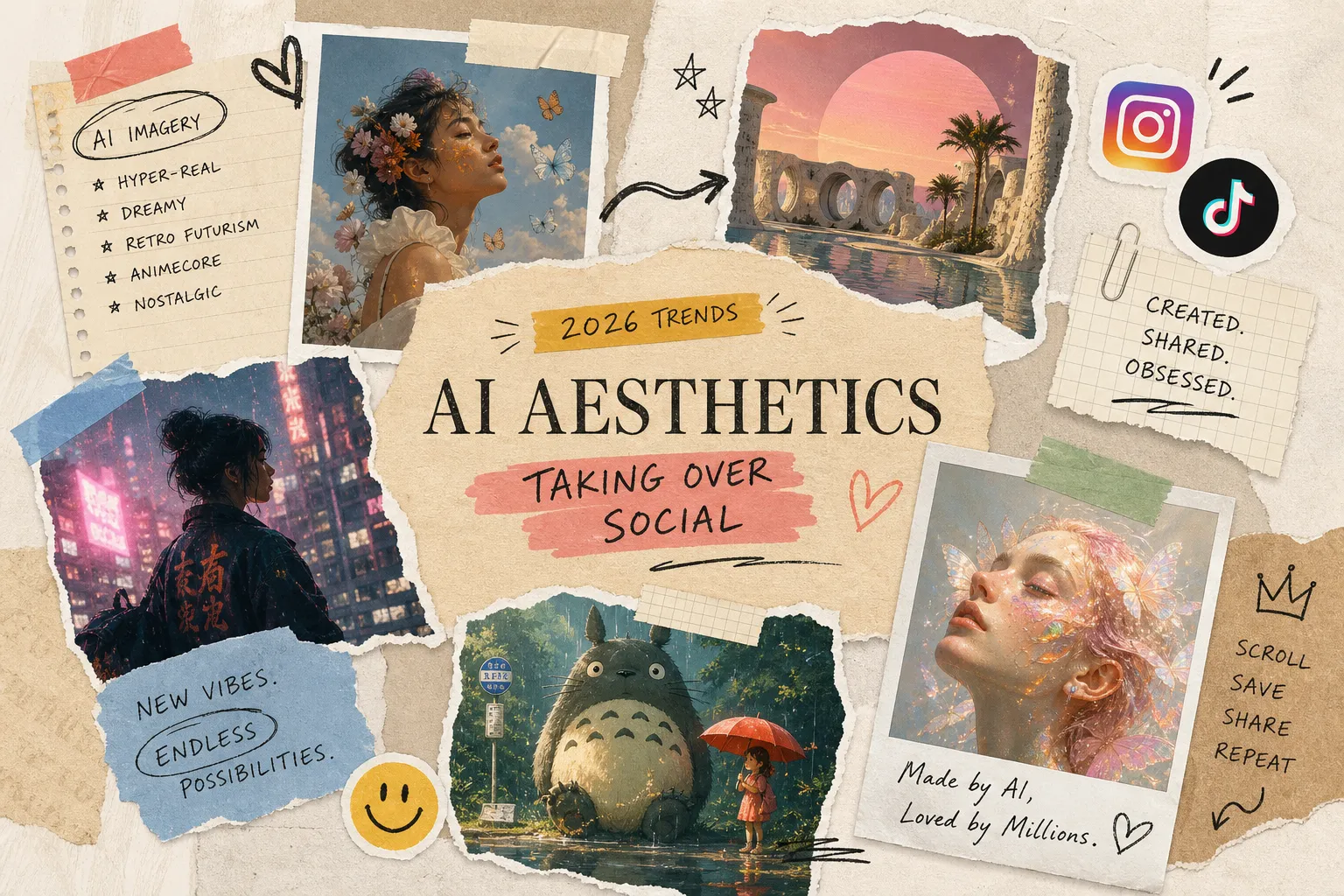 Trending AI Image Aesthetics on Instagram and TikTok in 2026