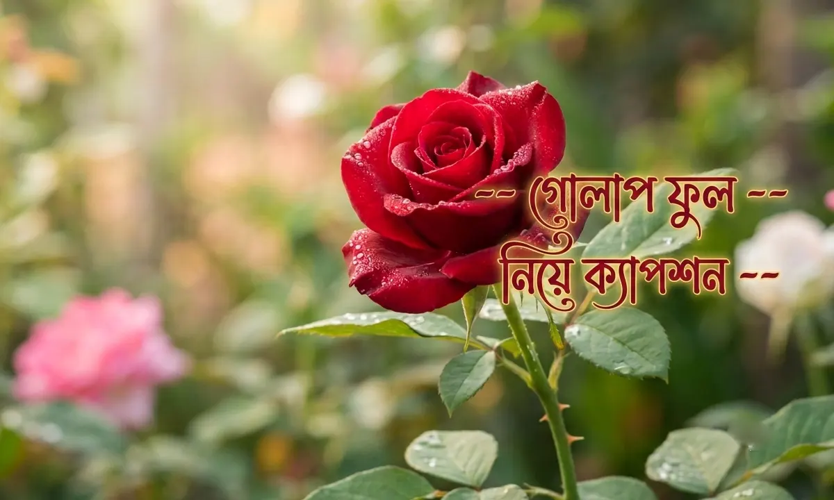 সেরা ১৫০+ গোলাপ ফুল নিয়ে ক্যাপশন ২০২৬ | Facebook & Instagram এর ট্রেন্ডিং স্ট্যাটাস