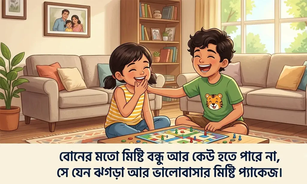 বোনের ভালোবাসা নিয়ে ক্যাপশন ও ভাই বোনের মিষ্টি স্ট্যাটাস