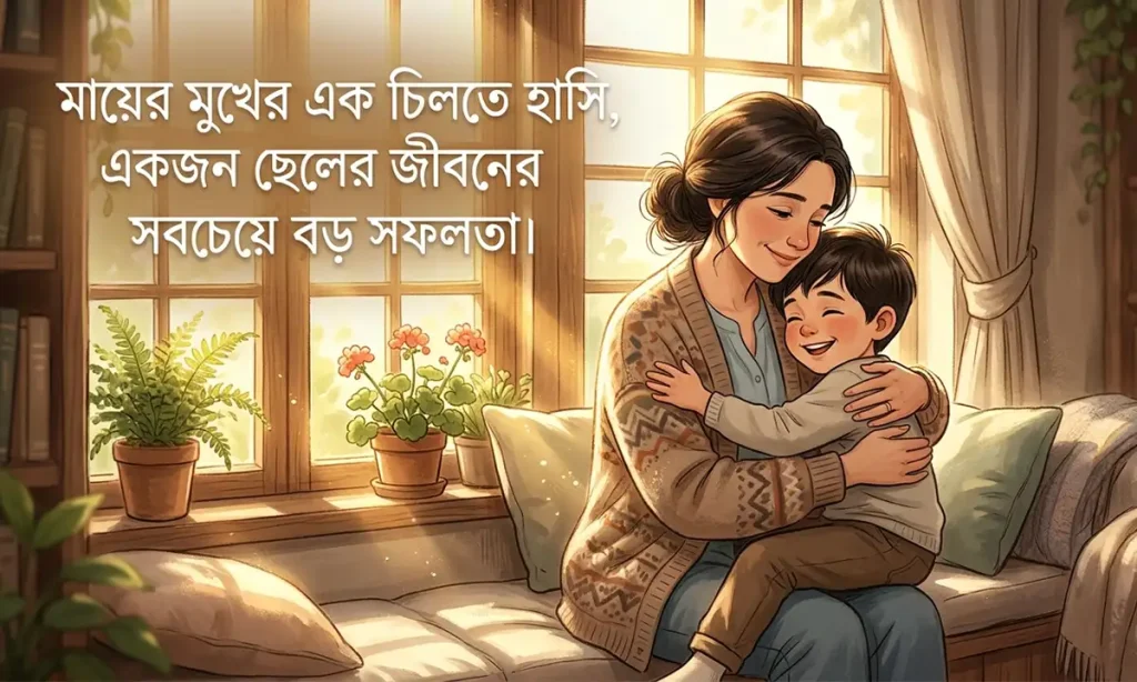 মা ছেলের ভালোবাসা নিয়ে ক্যাপশন এবং পবিত্র সম্পর্কের উক্তি