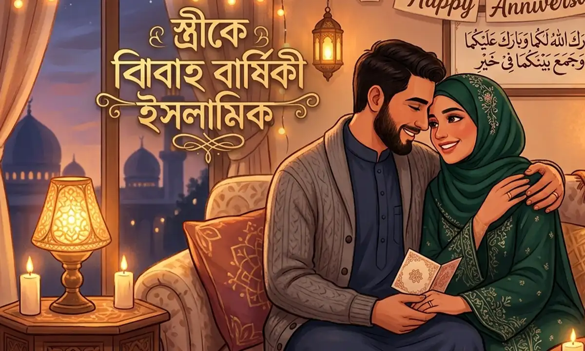 স্ত্রীকে বিবাহ বার্ষিকী শুভেচ্ছা ইসলামিক: সেরা কিছু আবেগঘন ক্যাপশন ও দোয়া